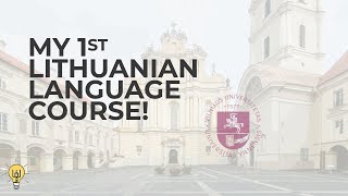 Lithuanian Language Lessons At Vilnius University Was It Worth It [upl. by Prisilla]