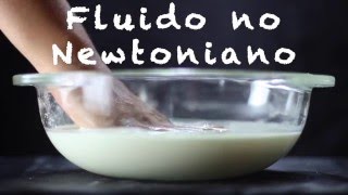 Fluido no Newtoniano  Experimentos caseros [upl. by Ahsennod]