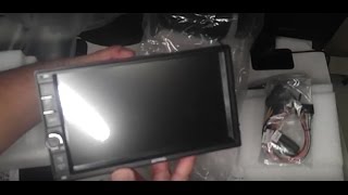 Joying 7quot Android Head Unit Unboxing Everything Needed Ford Escape Double Din [upl. by Lebaron]