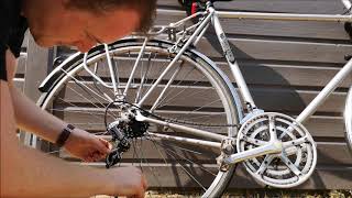 How to Get a Chain Back on the Derailleur of a Bike [upl. by Alexina]