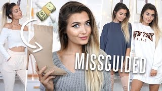 MISSGUIDED ARE YOU FOR REAL HUGE AUTUMN TRY ON HAUL STUDENT FASHION [upl. by Atoel636]