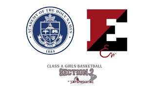 Section II Girls BB 2232024 Holy Names vs Emma Willard [upl. by Yentrok]