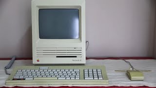 Apple Macintosh SE Startup with HD Sound [upl. by Onihc838]