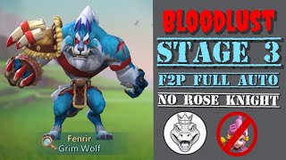 Bloodlust Stage 3  F2P  Full Auto  Lords Mobile [upl. by Anawyt]