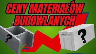 CENY MATERIAŁÓW BUDOWLANYCH W 2024 r  BONUS [upl. by Atnuahc]