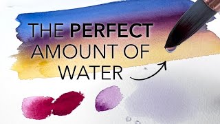 Beginner Watercolour  The ULTIMATE Guide To Water Control [upl. by Eiser731]