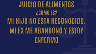 JUICIO DE ALIMENTOS¿Quienes estan obligados Responsabilidad ParentalDiferentes hipotesis [upl. by Esinel]