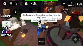 I found online dating in Roblox and I banned them [upl. by Namurt579]