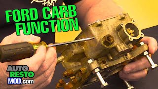 Ford Carburetor Operation [upl. by Letnahc]