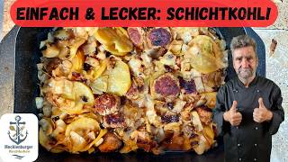 Einfaches Schichtkohl Rezept  100 Geschmack [upl. by Ppik]