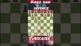 Win quickly Karo kan defence l chess chronicles l shorts [upl. by Maurilla164]