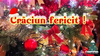 🎀SĂRBĂTORI FERICITE 🎄 CRĂCIUN FERICIT ⛄LA MULȚI ANI  Felicitări urări și mesaje de Crăciun [upl. by Appel]