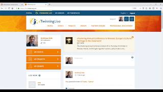 eTwinning Accepting an invitation to a project [upl. by Konikow54]