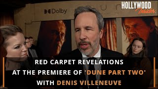 Denis Villeneuve Spills Secrets on quotDune Part Twoquot World Premiere  Timothee Chalamet Zendaya [upl. by Vipul]