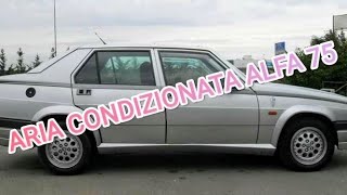 Alfa 75 ricarica condizionatore fai da te [upl. by Ravid]