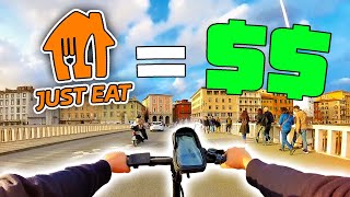 I Worked As A Just Eat Delivery Driver in Italia  EBike Vlog [upl. by Jackelyn]