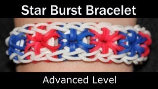 Rainbow Loom® Starburst Bracelet [upl. by Lindblad]