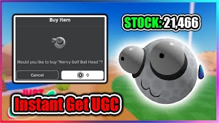 UGC LIMITED Golf  Just Swing Script  Infinite Coins Nervy Golf Ball Head [upl. by Eikcir]