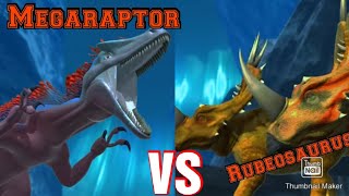 Megaraptor VS Rubeosaurus Talking Version [upl. by Mokas]