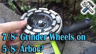 78quot Grinder Wheels on 58quot Arbor [upl. by Adelric]