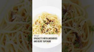 Recipe Spaghetti with Anchovies amp Olive Tapenade [upl. by Barbaresi395]