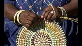 Sewing Sweetgrass Baskets with Vera Manigault [upl. by Jeddy]