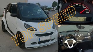 Smart Fortwo Brabus  Speed Acceleration  Top Speed [upl. by Ellehsor]