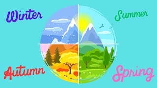 Four Seasons Name  Seasons Song For Kids [upl. by Neeliak]