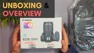 Canon 1300D Unboxing amp Overview [upl. by Runkel]