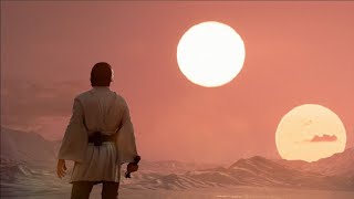 Star Wars All Binary Sunset Scenes UPDATED [upl. by Ayhtin]