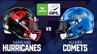 ERIMA GFL 2022 Saarland Hurricanes  Allgäu Comets [upl. by Minette53]