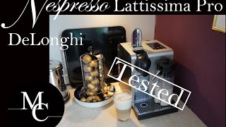 Nespresso Lattissima Pro Deutsch  Review Test u Kaufberatung  Lattissima Pro vs Lattissima [upl. by Narhet463]