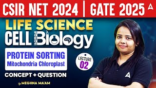 CSIR NET DEC 2024 Cell Biology  Protein Sorting  Mitochondria ChloroplastL02 Concept  Question [upl. by Hermina]