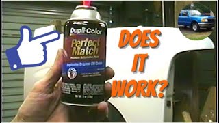 DupliColor Perfect Match Automotive Paint Repair  Review [upl. by Aicala491]