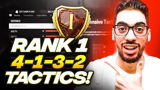 THE BEST RANK 1 META 4132 FORMATION amp CUSTOM TACTICS  FC 24 ULTIMATE TEAM [upl. by Devan]