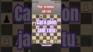 Pion promosi jadi ratu promosipion catur Catur PromosiPion JadiRatu StrategiCatur [upl. by Yanal]