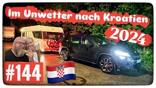 Kroatien mit dem Wohnwagen 2024  Camping Park Umag😉VorbereitungAnfahrt und Aufbau [upl. by Undine319]