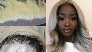 HOW TO DARKEN THE ROOTS OF BLONDE HAIR WIG 613  DARKEN THE LACE OF 613 DETAILED TUTORIAL [upl. by Rehsu]