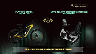 Affordable Prices Cycle Shop in Hyderabad  Raj Cycles and Fitness Store [upl. by Eekcaj748]