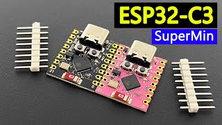 Getting Started With ESP32C3 SuperMini DEvelopment Board  Espressif ESP32C3 With Arduino IDE [upl. by Ralyks]