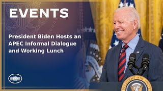 President Biden Hosts an APEC Informal Dialogue and Working Lunch [upl. by Picco]