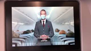 Delta Air Lines Early January 2021 Boeing 767400ER Safety Video [upl. by Fiann]