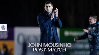 John Mousinho postmatch  Exeter City 00 Pompey [upl. by Anavlis]