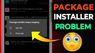 package installer keeps stopping package installer keeps stopping problem fixed [upl. by Vasos]