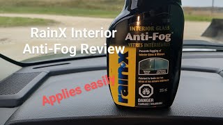 RainX Interior AntiFog Review [upl. by Len]