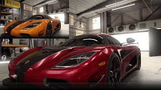 【CSR2】Agera RS purplegold shift amp tune for 741x 747x [upl. by Sanfo]