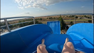 Tsunami Deep Dive Water Slide ❌ Aqua Paradise Bulgaria [upl. by Oirifrop]