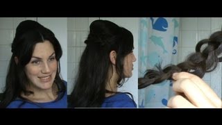 HOTD  16 Bardot inspired hair tutorial 60s inspired bouffant howto  Vintagious [upl. by Val]