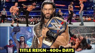 Roman Reigns Universal Title Reign Cross 400 Days [upl. by Verla370]