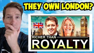 Californian Reacts  The “Old Money” British Family That Owns Half Of London NOT The Windsors [upl. by Ahsein]